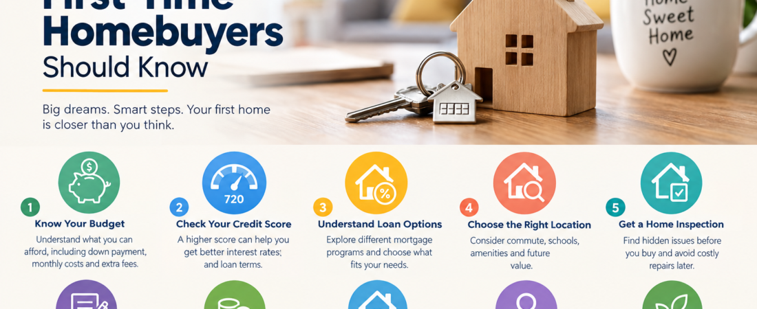Top 10 Things First-Time Homebuyers Should Know